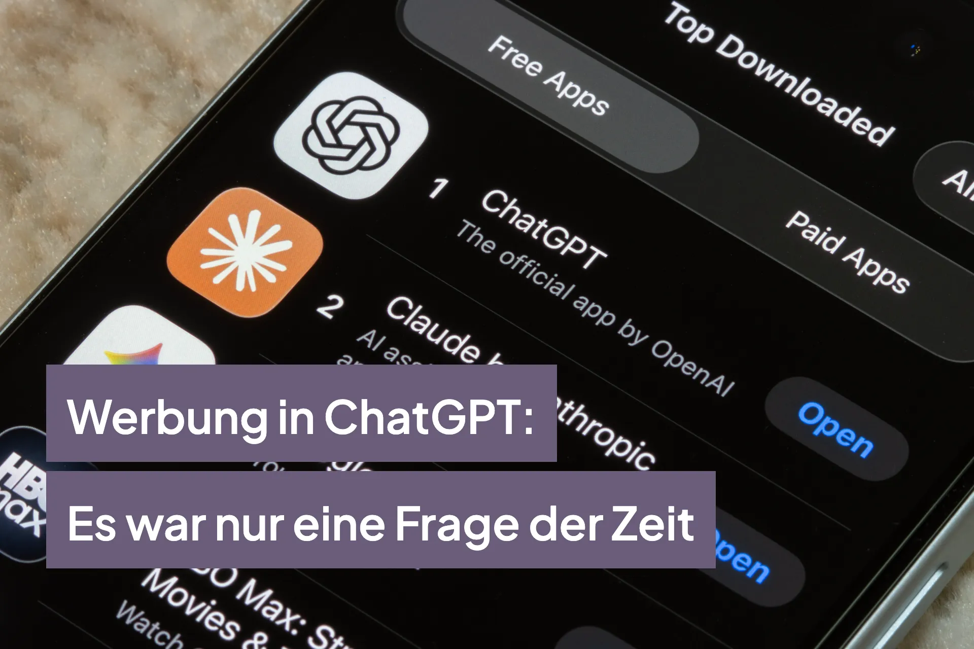 Werbung in ChatGPT: Es war nur eine Frage der Zeit