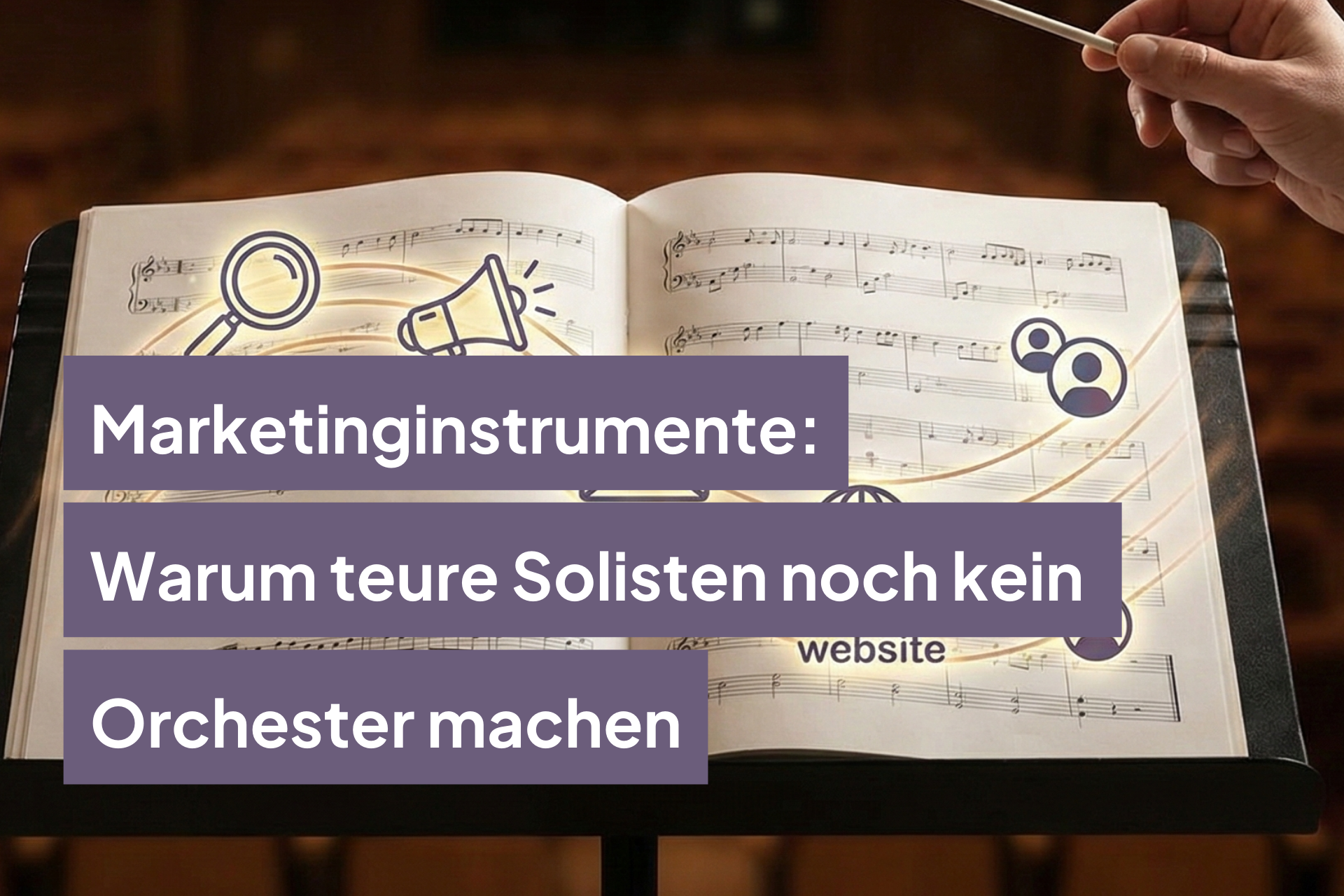 Marketing Instrumente: Warum teure Solisten noch kein Orchester machen