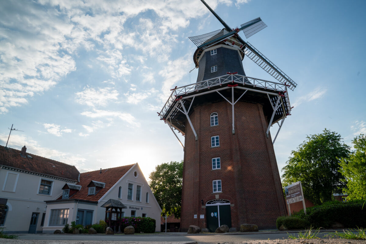 Historische Windmühle in Varel